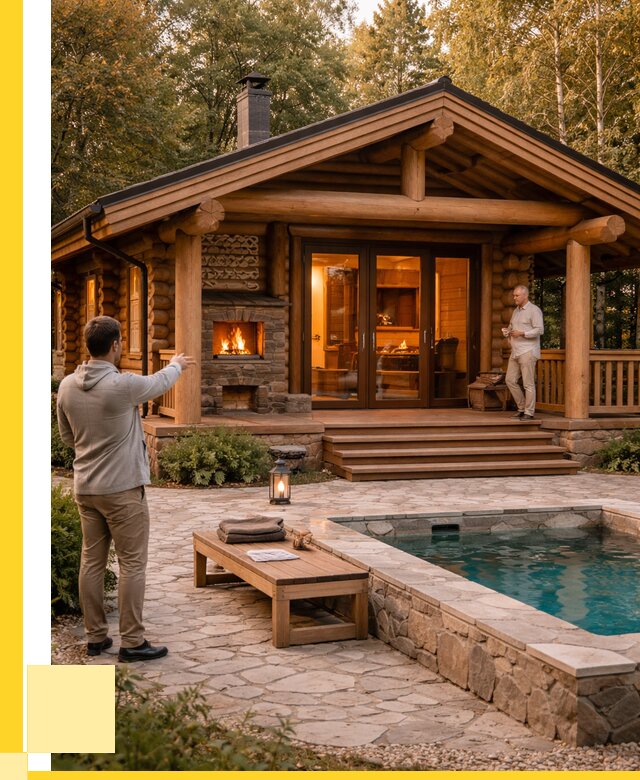 Проекты бань и хамам в Балашихе от 25633 р. | ЭриданБлш