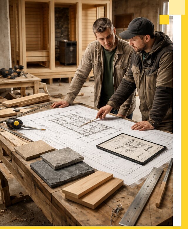 Проекты бань под ключ и планы строительства в Балашихе