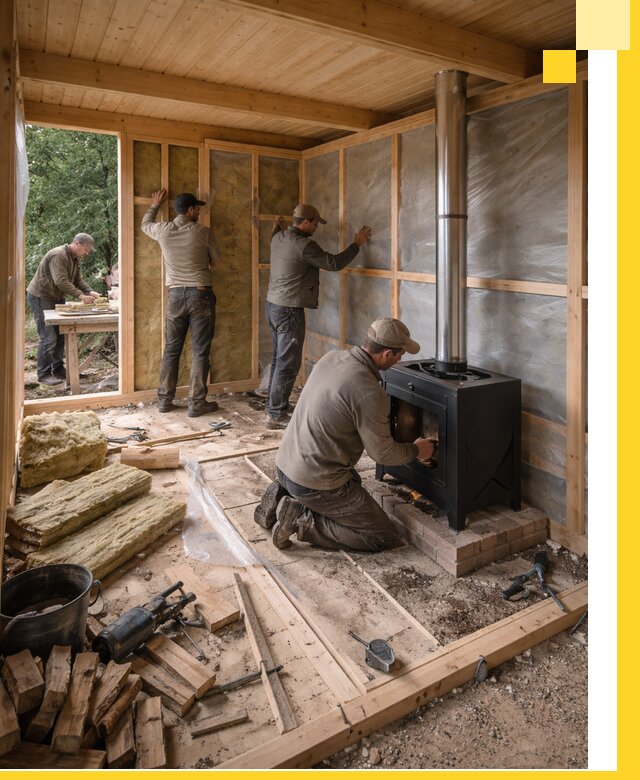 Профессиональный монтаж бань под ключ в Балашихе для дома