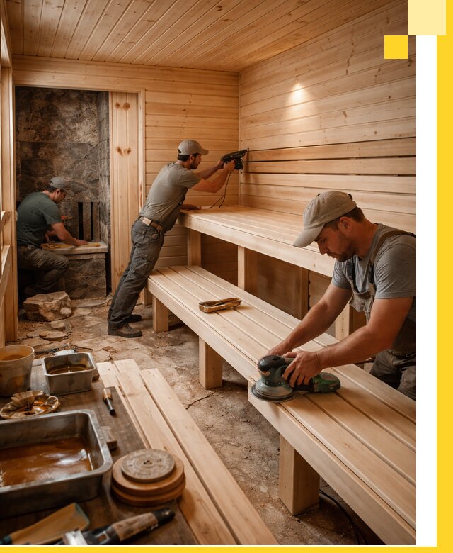 Профессиональная отделка бань в Балашихе под ключ, с гарантией