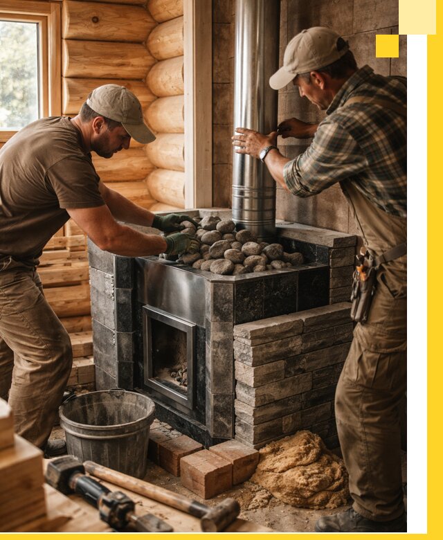 Строительство и отделка русских бань под ключ в Балашихе