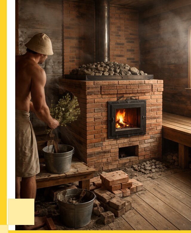 Кирпичные банные печи в Балашихе от 92277 р. | ЭриданБлш