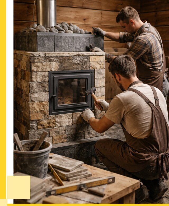 Облицовка банной печи в Балашихе от 15380 р. | ЭриданБлш