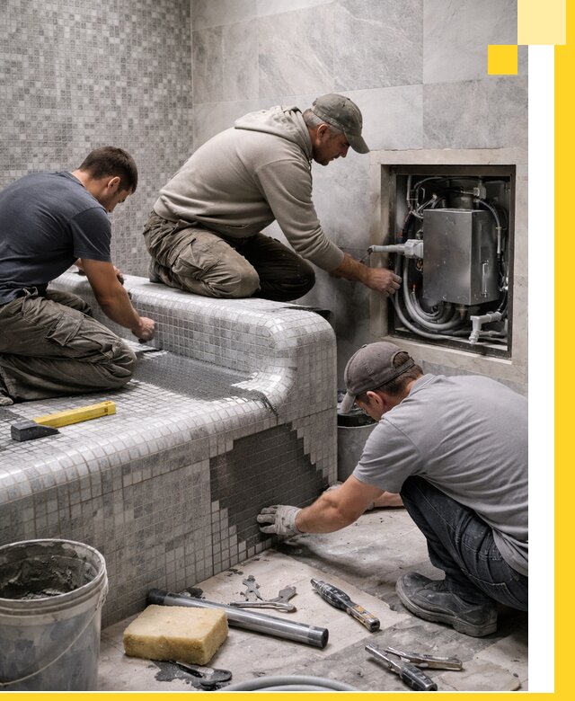 Проекты хамамов под ключ в Балашихе и дизайн и строительство