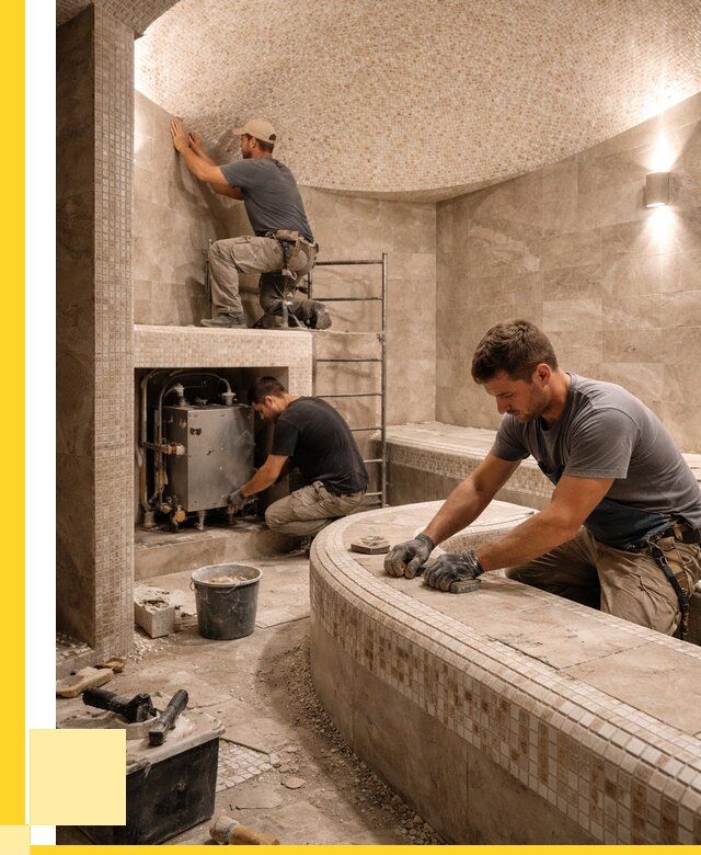 Монтаж хамамов под ключ в Балашихе от 256325 р. ЭриданБлш