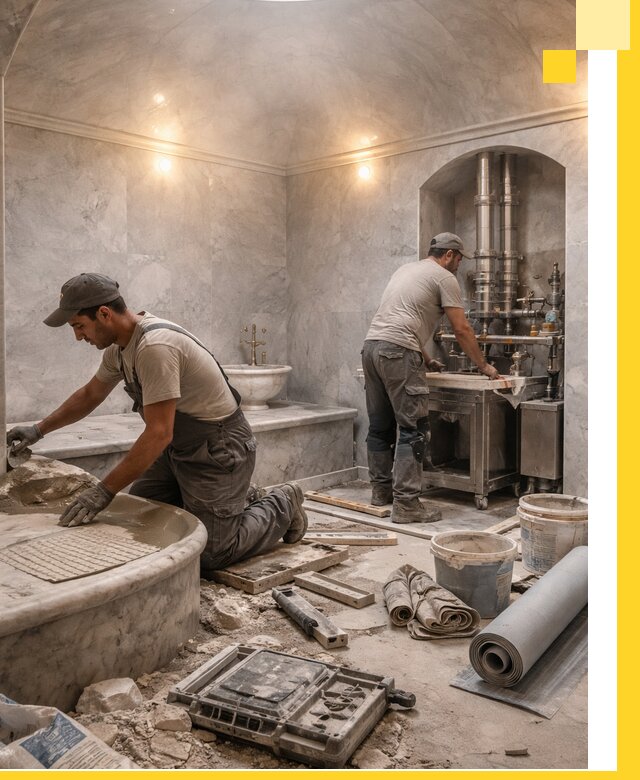 Строительство турецких бань хаммам под ключ в Балашихе