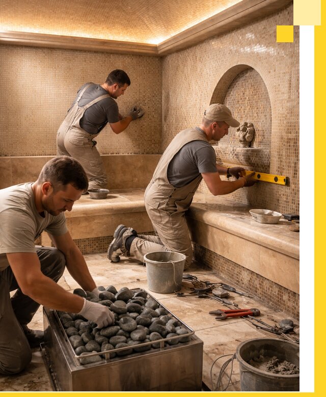 Проектирование и строительство хамама и сауны в Балашихе