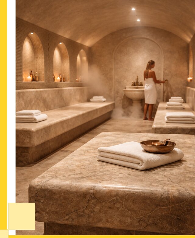 Лежаки для хамама в Балашихе под ключ от 35886 р. | ЭриданБлш