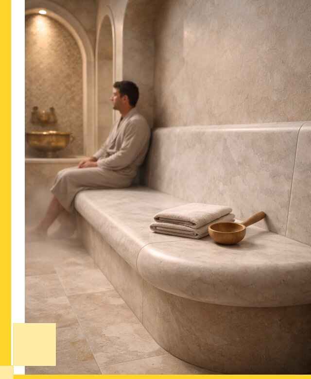 Сиденья для хамама в Балашихе под ключ от 12304 р. | ЭриданБлш