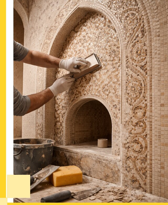 Мозаика для хамама в Балашихе под ключ от 5127 р. | ЭриданБлш