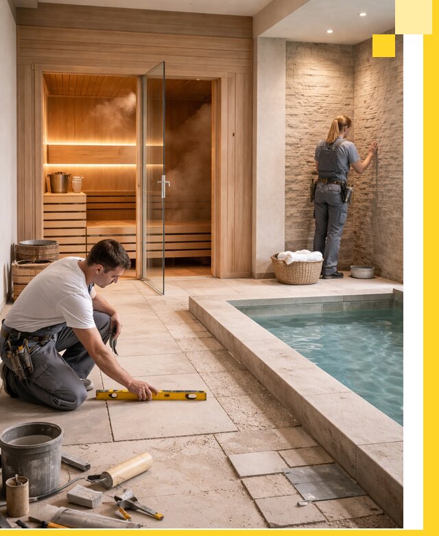 Комплексный дизайн и отделка интерьеров SPA под ключ в Балашихе